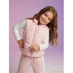 LC Waikiki Mock Neck Girl's Puffer Gilet