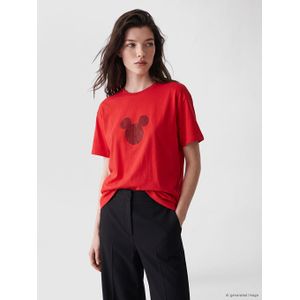 LC Waikiki Mickey Mouse Printed 100% Cotton Women's T-Shirt