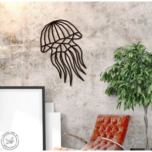 فن جداري هندسي على شكل قنديل البحر