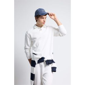 Defacto سويت شيرت بياقة بولو