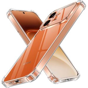 جراب حماية للهاتف متوافق مع Honor 600 5G من TPU حماية ماصة للصدمات تصميم مقاوم للخدش - شفاف