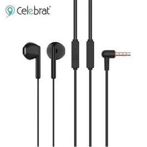 Celebrat G6 High-Fidelity Noise Isolation Stereo Sound In-Ear Earphone - Black