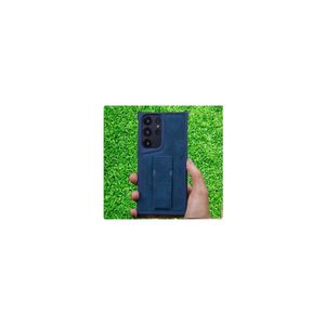 Creative Samsung FE 24 Phone Case  With a slim and durable stand, blue color