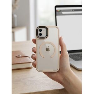 Unique Case Pro Camera 360 Protection for Apple iPhone 12 - Beige / Cashmere