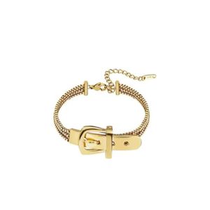 3Diamonds Bracelet Design Belt For Women Stainless Steel - Plated18K Gold