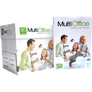 Multi Office ورق مالتي أوفيس للطباعة والتصوير  A4 – وزن 80 جم – 2500 ورقة (5 رزم)