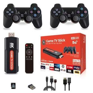 Game Stick Flash Drive Wireless 4K HDMI Screen Adapter and Converter for Regular Screens to Smart TVs with Android Apps and Various Platforms + 10,000 Games - (Atari, PlayStation 1, Sega and Game Boy)