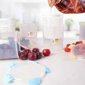 Valencia can jar for storing pickles and keeping food fresh with a filter - 2.2 liters