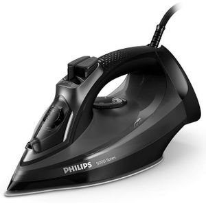 Philips Steam Iron Series 5000, 2600 W Power, 45 G/min Continuous Steam, 200 G Steam Boost, Steamglide Plus, Dst5040/86, Black