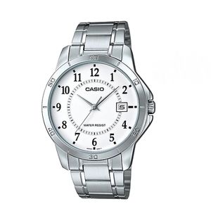 Casio casio MTP-V004D-7B Stainless Steel Watch - For Men - Silver