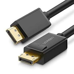 Ugreen DisplayPort to DisplayPort Cable 4K 60Hz 2K 144Hz, DP 1.2 Male to Male Cable Supports Graphics Card, PC, TV, Projector, Monitor etc (1M)