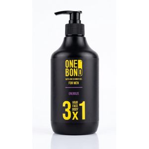 One bond جل استحمام 3 في 1 للرجال من ون بوند - انرجايز - 500 ملليلتر