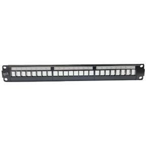 PROLINK PL-PP24-FTP-W Patch Panel 1U , 24 Port FTP With Wire Management, Unloaded