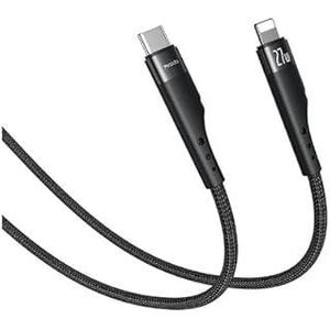 V Volt CA115 Charging Cable 3m, USB-C to Leghtning, Supports PD 27W, Fast Charging, Data Transfer, Durable Metal Braided Design
