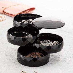 -Layer Rotating Jewelry Organizer