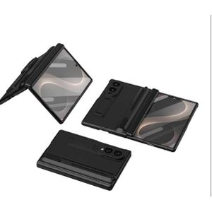 for Samsung Galaxy Z Fold8 Case with S Pen Holder & Stylus, Stand, Screen Protector Hinge Cover Full Coverage Protective Case for Z Fold 8-Black