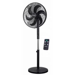 Media Tech Stand Fan With Remote Control, 18 Inch, Black - MT-SF42R