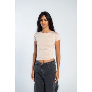 OUTDATED Round Neck Short Sleeve - Nude