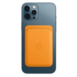 Apple iPhone Leather Wallet with MagSafe - California Poppy 