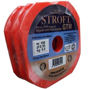 STROFT Fishing Line Invisible STROFT80% fluorocarbon made in Germany 200 meter continuous Size 35 clear