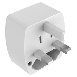 LDNIO Z4 Universal Plug Adapter ABS VO With UK/EU/US/AU Pin & 2 Universal Socket (6A) - White