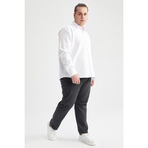 Man New Regular Fit Trousers - ANTHRA