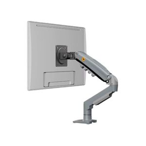 NB ERGONOMIC NB F80 Series Monitor Mount – Adjustable Desk Stand, Fits 17"-30" Screens (Up to 19.8 lbs), Tilt, Swivel & Rotation - Grey
