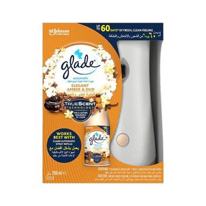 Glade Automatic Spray Holder With Amber & Oud Air Freshener, 269ml