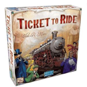لعبة الطاولة Ticket To Ride - مغامرة قطارات عبر البلاد للأصدقاء والعائلة! لعبة استراتيجية للأطفال والبالغين
