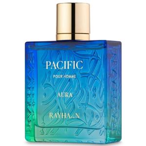 Rayhaan Pacific Aura Eau de Parfum for Men – Fresh Citrus Aquatic Fragrance 100ml