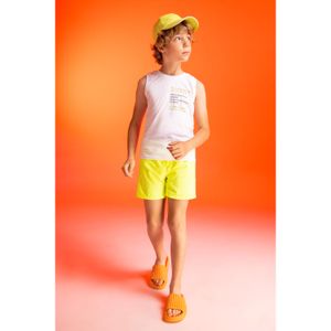 Defacto Boy Regular Fit Swim Shorts - Neon Yellow
