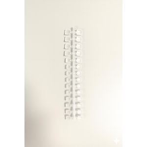 أظافر القدم الصناعية الشفافة مع مجموعة غراء الأظافر - أطراف أظافر غير لامعة تغطي بالكامل (30 قطعة، 15 مقاسًا) - لأسرّة أظافر القدم العادية والصغيرة - أظافر صناعية شفافة أكريليك لفن الأظافر الذاتي والباديكير