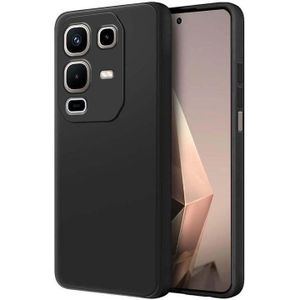 جراب Infinix Note 50 5G، غطاء خفيف الوزن من السيليكون الناعم TPU بحماية عدسة الكاميرا ولمسة ناعمة وامتصاص الصدمات، جراب أنيق لـ Infinix Note 50 5G (باللون الأسود)