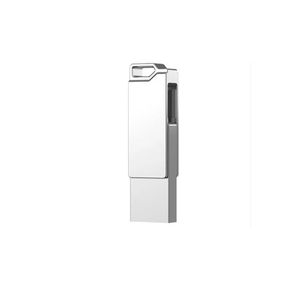 Hiksemi Flash drive with Type-C port, USB 3.2 128 GB storage capacity, silver