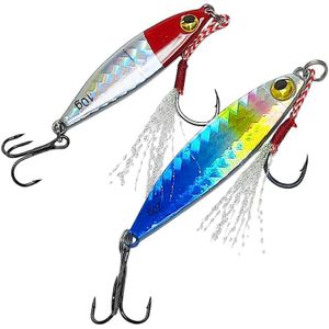 Shore Jigging casting spinning Fishing 2 pcs metal 10&20 gram color 423
