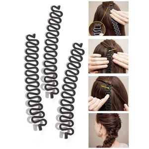 أداة صنع الضفيرة الفرنسية والسنبلة