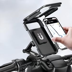 Adjustable Phone Holder A versatile mount for bikes and scooters allowing you to easily adjust your phone's position for optimal visibility. (Size 1pcs)