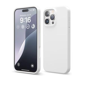 متوافق مع جراب iPhone 16 Pro، جراب سيليكون سائل فاخر، جراب حماية كامل للجسم مقاوم للصدمات، جراب هاتف نحيف، بطانة من الألياف الدقيقة الناعمة المقاومة للخدش، 6.9 بوصة