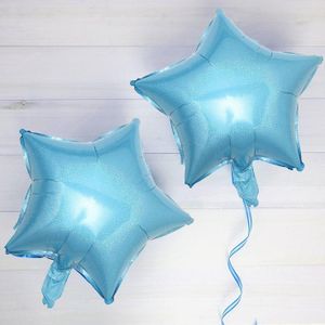 Secret 30 Pcs Star Balloons,18 Inch Blue Star Foil Balloons,Stars Shaped Balloon