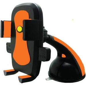 Mobile car mount holder, hood holder, universal compatibility, strong adhesive base and pop-up design (Orange, code: 9567 ) - from Rana store