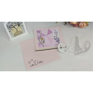 Handmade Ramadan Card - 13*13 Cm