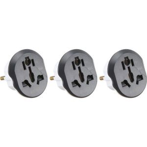 Outlet Electrical Plug For Chargers, Computers And Other Electrical Devices With Up To 16A (3 pieces)