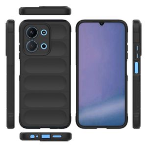 غطاء هاتف Xiaomi Poco C85 4G – جراب TPU صدمة واقي سحري ممتاز، غطاء هاتف واقي أسود غير قابل للانزلاق