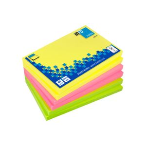 ملاحظات لاصقة INFO – 75*125 مم – 80 ورقة – عبوة 6 ألوان