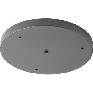 Progress Lighting P8403-143 Round Pendant Accessory Canopy, Black
