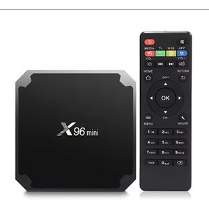جهاز تي في بوكس X96 ميني، يدعم تطبيقات أندرويد بدقة فائقة الوضوح 4K، أسود