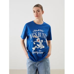 LC Waikiki Crew Neck Bugs Bunny Printed Women's T-Shirt