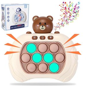 Quick Push Bubble Game for Kids & Adults,Mini-Handheld Fast Speed Push Game,Relieving Stress Pop Fidget Game Toys for Boys, Girls, Teens