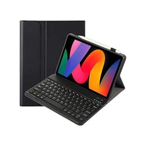 غطاء لوحة مفاتيح لاسلكي مغناطيسي قابل للفصل لجهاز Xiaomi Redmi Pad SE مقاس 11 بوصة (أسود)