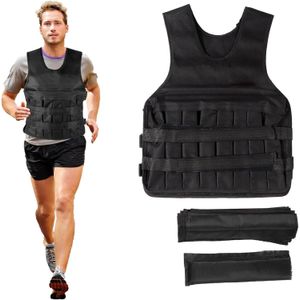 سترة أوزان قابلة للتعديل للتمارين الرياضية والجري والتدريبات الشاقة، مصنوعة من قماش مريح وجيد التهوية للرجال والنساء - 7.5 كجم